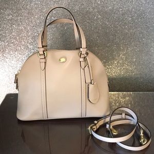 Coach Dome Satchel w/ Crossbody Strap